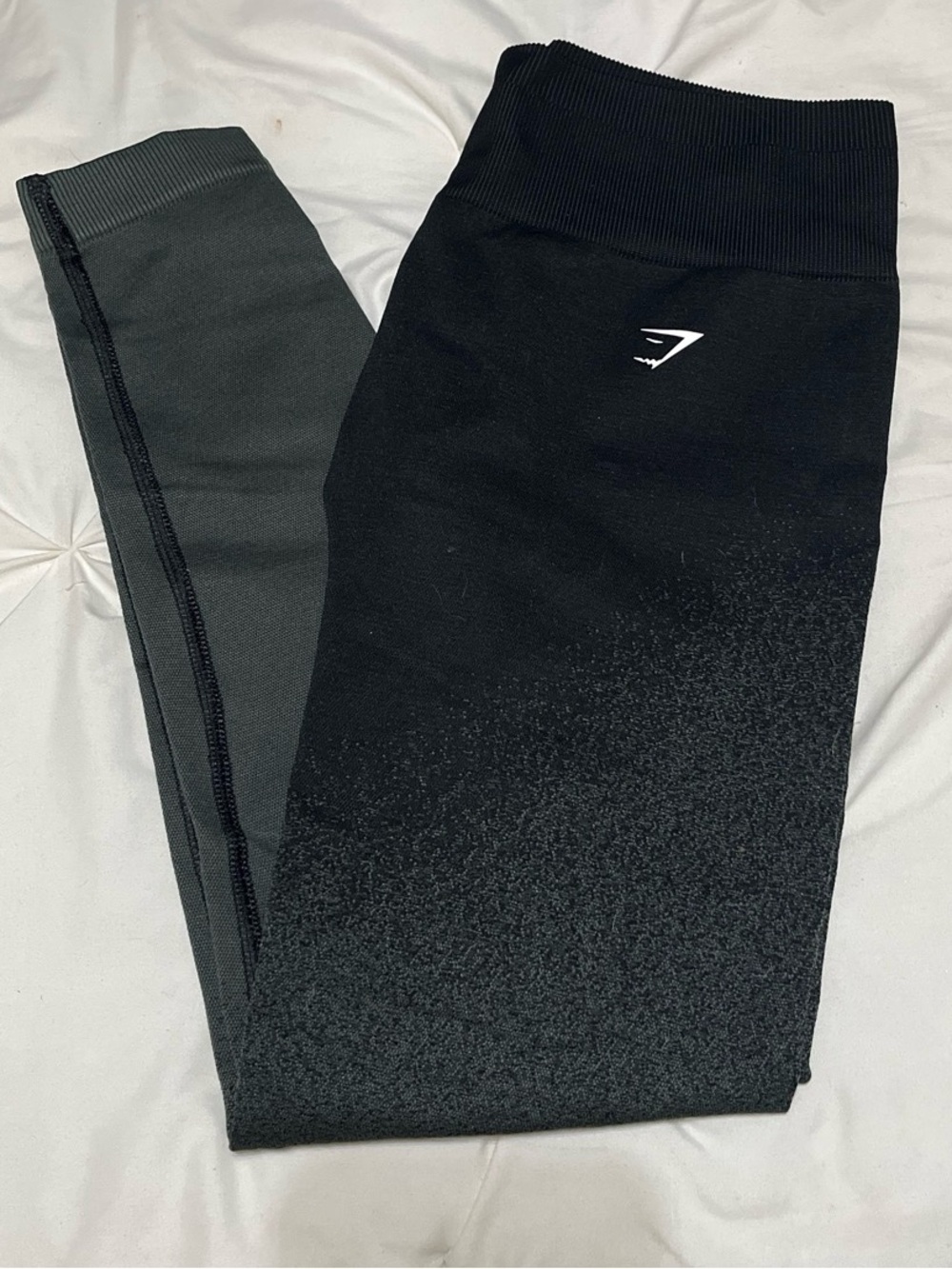 Gymshark Black to Gray Ombre Seamless Leggings